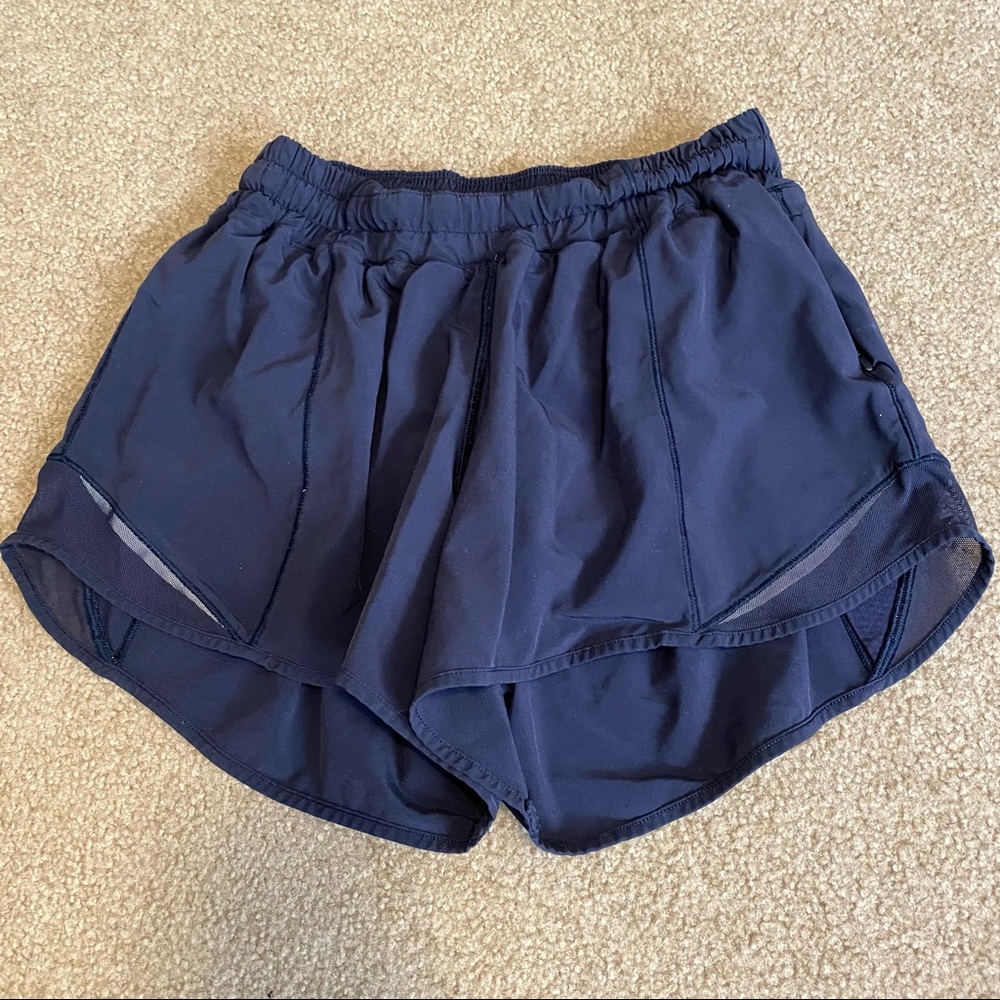 Lululemon shorts, navy blue, size 6